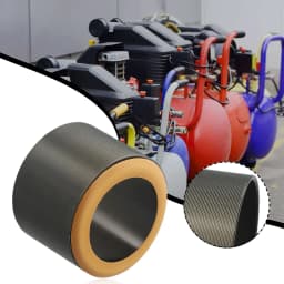 2pcs/set Pump Piston Ring Oil-Free Mute Air Compressor Cylinder Replacement For 550/600/1500/1600W Pneumatic Parts
