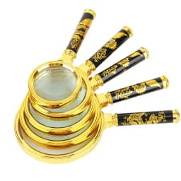 Hot 60/70/80/90/100mm Handheld 10X Magnifier Magnifying Glass Loupe Reading Jewelry Elderly Reading Microscope