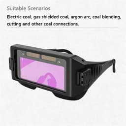 Solar Powered Welding Helmet Auto Darkening Welding Goggles LCD Welder Glasses for TIG MIG MMA Plasma Welder Glasses