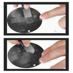 Stainless Steel Solder Paste Scraping Knife Tin Scraper Planting Repair Tool for BGA Stencil Reballing Kit 2/4PCS Pry Spudger