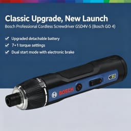 BOSCH GO 3/4 Cordless Screwdriver 3.6/4V Lithiumion Battery Rechargeable Cordless Drill with Box Bosch GO3 Professional Tool Set