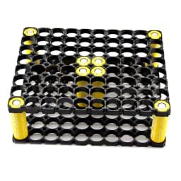 18650 8*10 Lithium Cell Battery Case Holder Batteries Holder Bracket DIY Safety Anti Vibration Plastic Cylindrical Battery Pack