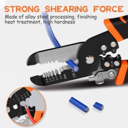 NJBLZQ 10 in 1 Wire Pliers Multifunctional Electrician Peeling Household Network Cable Wire Stripper Puller Stripper Tools