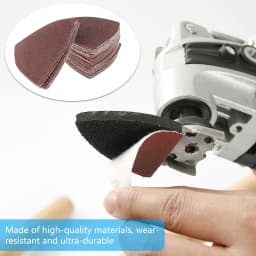82Pcs Sand Pad Assorted Set 60/80/120/180/240 Grits Sanding Sandpaper Pad Multi Tool Sanding Pads For Fein Bosch Dremel Makita