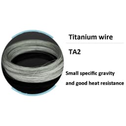 1-3Meters Titanium Wire Pure TA2 Ti Wire Diameter 0.3 0.4 0.5 0.6 0.8 1 1.2 1.5 2 2.5 3 4 5 6mm