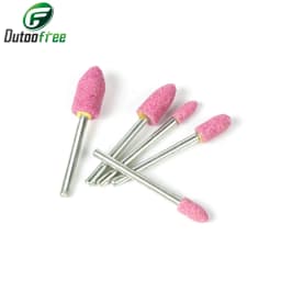 100PCS/Box Assorted Ceramic Mounted Point Grinding Stone Head Wheel 4-10mm For Dremel Drill Rotary Tools 3mm Shank