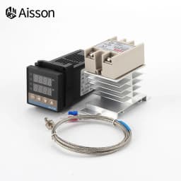 REX-C100 PID Temperature Controller K Type Single Input Digital Display Thermostat AC110V-240V Relay SSR Output 400℃