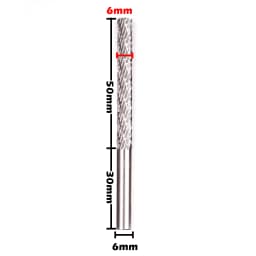 1PC Rotary Burr Cutter High Speed Steel Rotary Bur Cutter File Milling Cutter Drill Bit Engraving Bits Milling For Rotary Tool