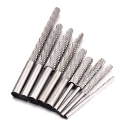 1PC Rotary Burr Cutter High Speed Steel Rotary Bur Cutter File Milling Cutter Drill Bit Engraving Bits Milling For Rotary Tool