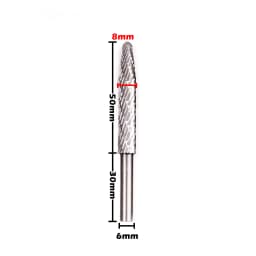 1PC Rotary Burr Cutter High Speed Steel Rotary Bur Cutter File Milling Cutter Drill Bit Engraving Bits Milling For Rotary Tool