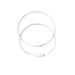 10pcs Candy Colored Handmade DIY Production of Steel Wire Rope Keyrings, Multi-Color Accessories, Circular Rings Buckles