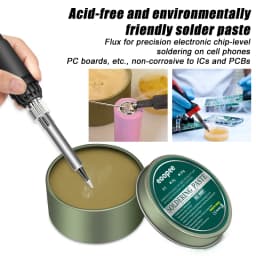 Soldering Paste Flux No Washing Easy on the Tin Soldering Paste Soldering Oil No Acid No Halogen Powerful Flux