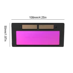 Auto Darkening Welding Lens Solar Powered Welding Helmet Goggles Welder Mask Glass