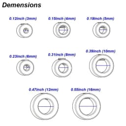 Drill Stoper Collar Set Stop Bit Ring Shaft Limit Metric Lock Steel Press Depth Ajustable Positioner Hole Guide Woodwork Tool