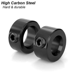 Drill Stoper Collar Set Stop Bit Ring Shaft Limit Metric Lock Steel Press Depth Ajustable Positioner Hole Guide Woodwork Tool