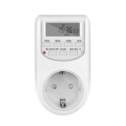 EU Plug Timer Switch Digital Power Socket Energy Saving Adjustable Kitchen Timer Outlet Week Hour Programmable Timing Socket