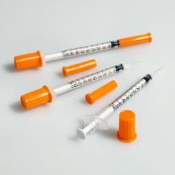 100pcs/box 1ml Sterile Disposable Syringes with 31Ga 8mm Needle, Individually Wrapped for Lab Measuring Tool Pet Feeding