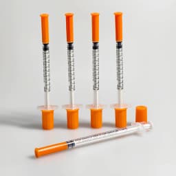 100pcs/box 1ml Sterile Disposable Syringes with 31Ga 8mm Needle, Individually Wrapped for Lab Measuring Tool Pet Feeding
