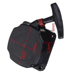 Parts Recoil Pull Starter Accessories Easy To Install For Brush Cutter 80mm Assembly Black Lawn Mower Lawnmower