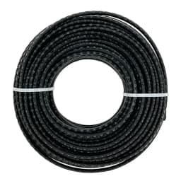Garden Power Tool Brush Cutter Accessories Black Color Trimmer Serrated Line 3.0mm 15m Brushcutter Wire