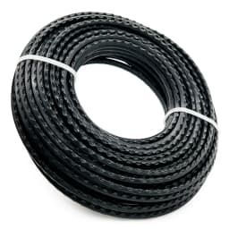 Garden Power Tool Brush Cutter Accessories Black Color Trimmer Serrated Line 3.0mm 15m Brushcutter Wire