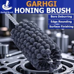 320Grit Cylinder Hone Ball Brush Tool Silicon Carbide Metal Engine Valve Guides Deburring Carbon Removal Crosshatching Polishing