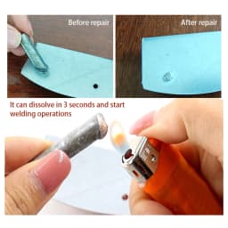 3/6/9/12Pcs Low Temperature repair agent Small holes repair Easy Melt for Steel Copper Stainless Iron Plastic Aluminum Rods Tool