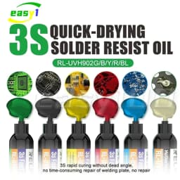RELIFE RL-UVH902 10CC 3S Nano Solder Mask for Mobile Phone Repair Jumping Wire UV Quick Dry Curing Welding Paste Flux Oil