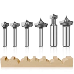1/4 Inch 1/2 Inch Shank 6mm 12mm Shank Bottom Milling Cutter Slotting Cutter Engraving Machine Bottom Cleaning Router Bit