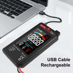 NJTY T3 MINI Smart Digital Multimeter Color Screen USB Rechargeable 4000 Counts Auto Ranging Voltage  Resistance NCV Live Wire