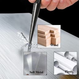 Tapered Hex Reamer,Tapered Reamer,T Handle Taper Reamer, Reamer Tool, Bridge Pin Hole Handheld T Shape Hand Reamer
