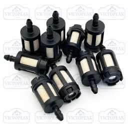 10 Pieces General Fuel Filter for Gas Garden Machinery Grass Trimmer Chainsaw