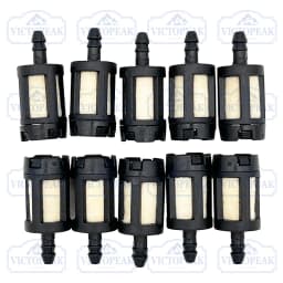 10 Pieces General Fuel Filter for Gas Garden Machinery Grass Trimmer Chainsaw
