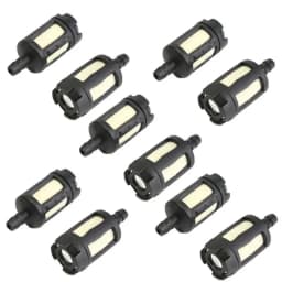 10 Pieces General Fuel Filter for Gas Garden Machinery Grass Trimmer Chainsaw
