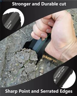 Ultralight Camping Trowel Backpacking Trowel Portable Aluminum Camping Shovel Small Potty Spade Hiking Trowel Garden Trowel Tool