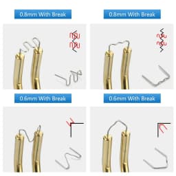 Plastic Welder Special for Rivets Welding Equipment Machine Heat Gun Hot Rivet Tools Stainless Steel Bumper 300pcs