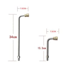Pressure Washer Extension Rod Lance Set 4000PSI Spray Gun with 1/4 Inch Quick Connect for Efficient Cleaning