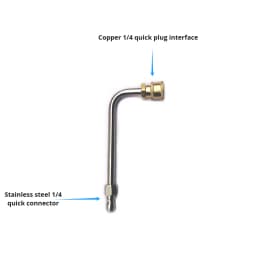 Pressure Washer Extension Rod Lance Set 4000PSI Spray Gun with 1/4 Inch Quick Connect for Efficient Cleaning