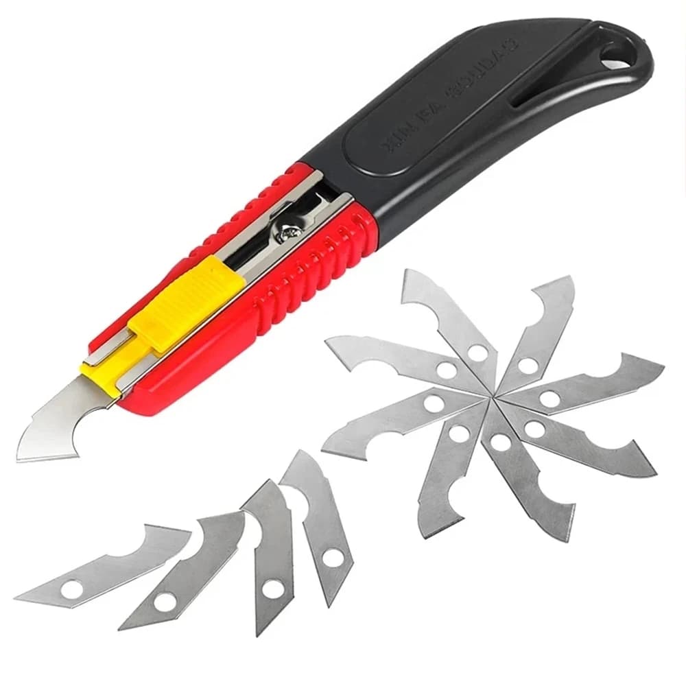 Acrylic CD Cutting Tool Knife Blade Steel Hook Blades Cutter Hook Knife DIY Hand Tools for ABS Plate Acrylic Board Plastic Sheet