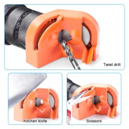 Portable V-shaped multifunctional twist drill impact drill milling cutter kitchen knife grind polishing tool accessories
