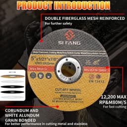 125mm Metal Cutting Discs Iron Sanding Grinding Cut Off Circle Wheels Saw Blades Discs Electric Angle Grinder Accessories