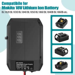 18V to 12V Step Down Converter For Makita/Dewal/Milwaukee/Bosch, Battery Adapter Cigarette Lighter Adapter Power Wheel Adapter