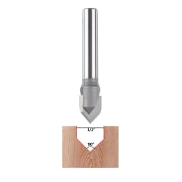 1PC V Bit end mill 3D Milling Bits carbide steel V Shape Chamfer End Mills Woodworking engraving bit，60 90 degree Shank 6 8 1/4"