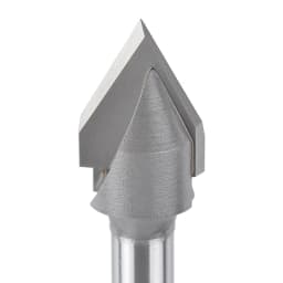 1PC V Bit end mill 3D Milling Bits carbide steel V Shape Chamfer End Mills Woodworking engraving bit，60 90 degree Shank 6 8 1/4"