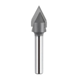 1PC V Bit end mill 3D Milling Bits carbide steel V Shape Chamfer End Mills Woodworking engraving bit，60 90 degree Shank 6 8 1/4"