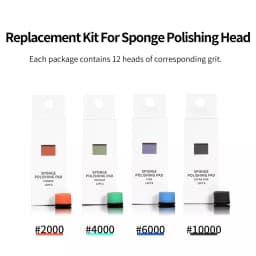 DSPIAE #2000~#10000 Sponge Polishing Pad for Model Polishing Model Tool