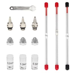 0.2/0.3/0.5mm Airbrush Nozzle Needle Replacement for Airbrushes Spray Gun Model Spraying Paint Maintenance Accessories