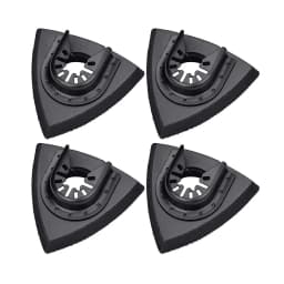 4pcs Triangular Sanding Pads 80mm Hook And Loop Grinding Triangle Oscillating Sandpaper Multi-Tool Blade Oscillating Tool Acces