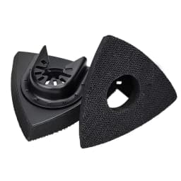 4pcs Triangular Sanding Pads 80mm Hook And Loop Grinding Triangle Oscillating Sandpaper Multi-Tool Blade Oscillating Tool Acces