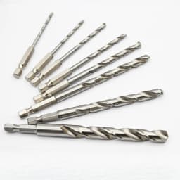 5Pcs HSS High Speed Steel Twist Drill Bit 1/4 Hex Shank Replacement Hexagonal Handle Steel Power Tool 3/4/5/6/8/10mm